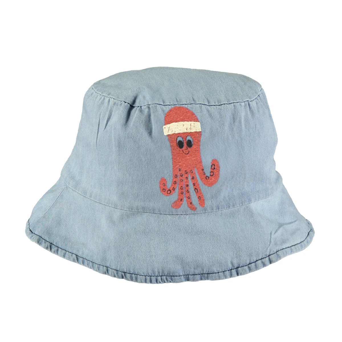 LIGHT DENIM FISHER HAT OCTOPUS