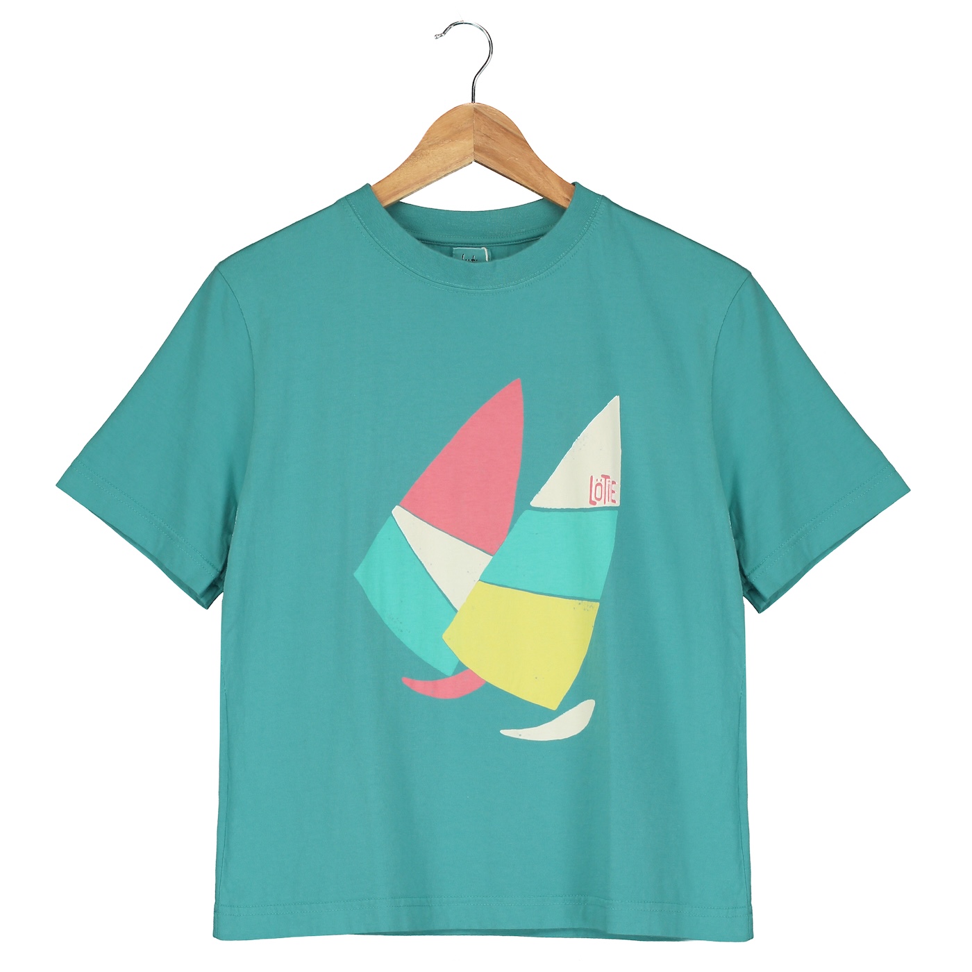 Woman tshirt windsurf organic cotton